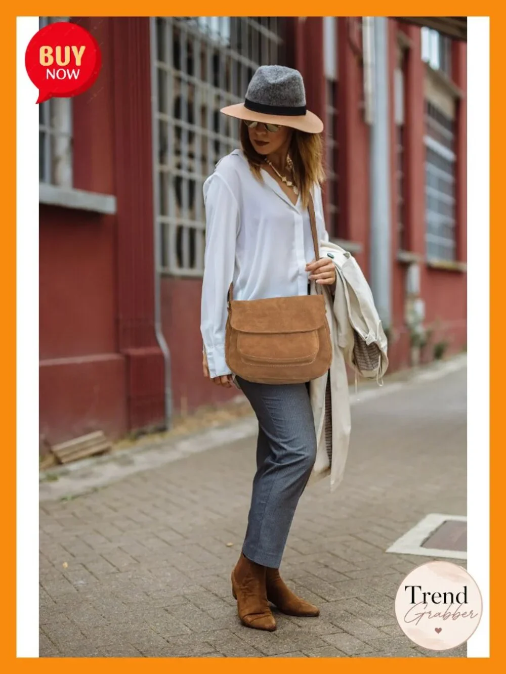 Leather Crossbody Satchel Bag Vintage Suede Boho Purse Handbags for Women